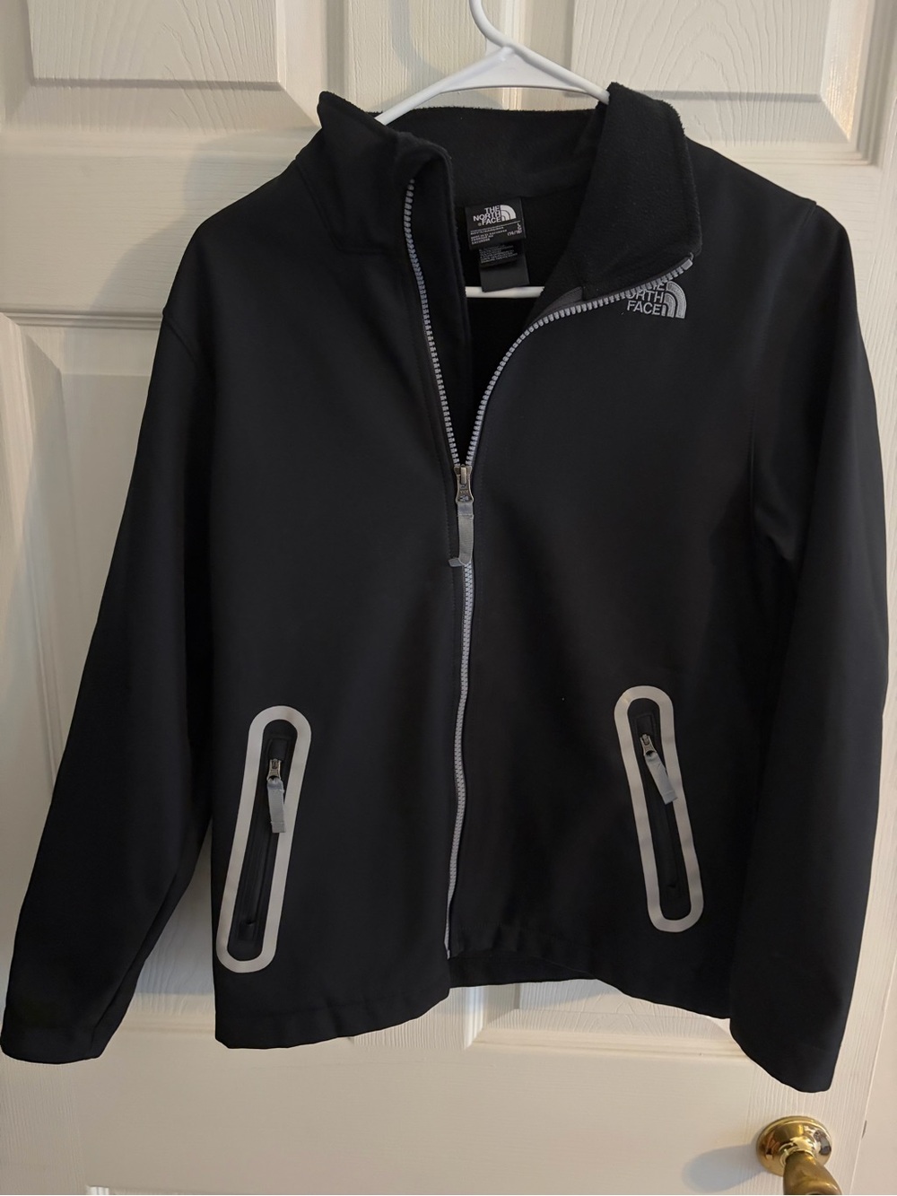 The North Face Youth Black Lightweight Softshell Shirt Jacket